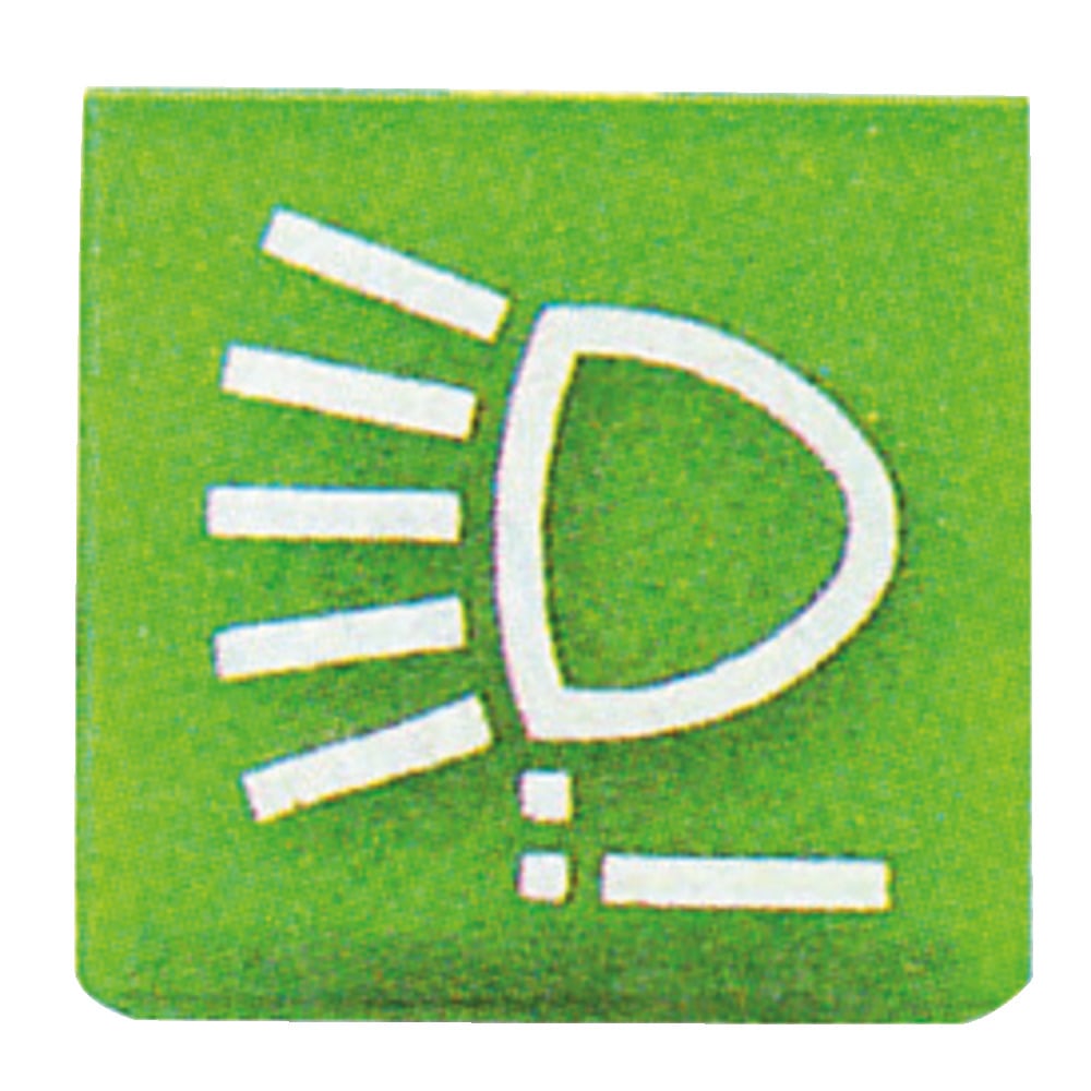 Symbole de phare de travail avant à commuter