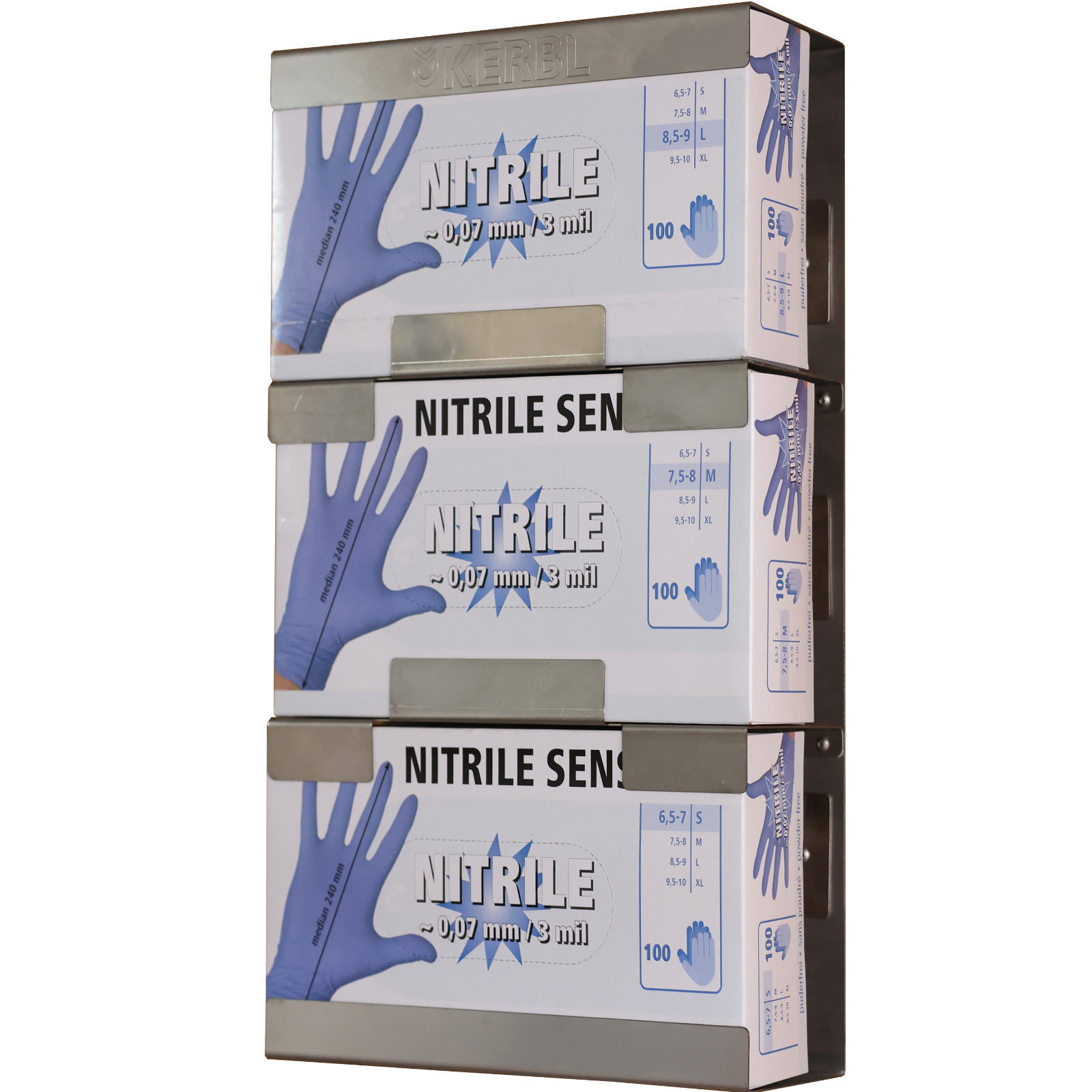 Wandhalter 3-fach für Einmalhandschuhe