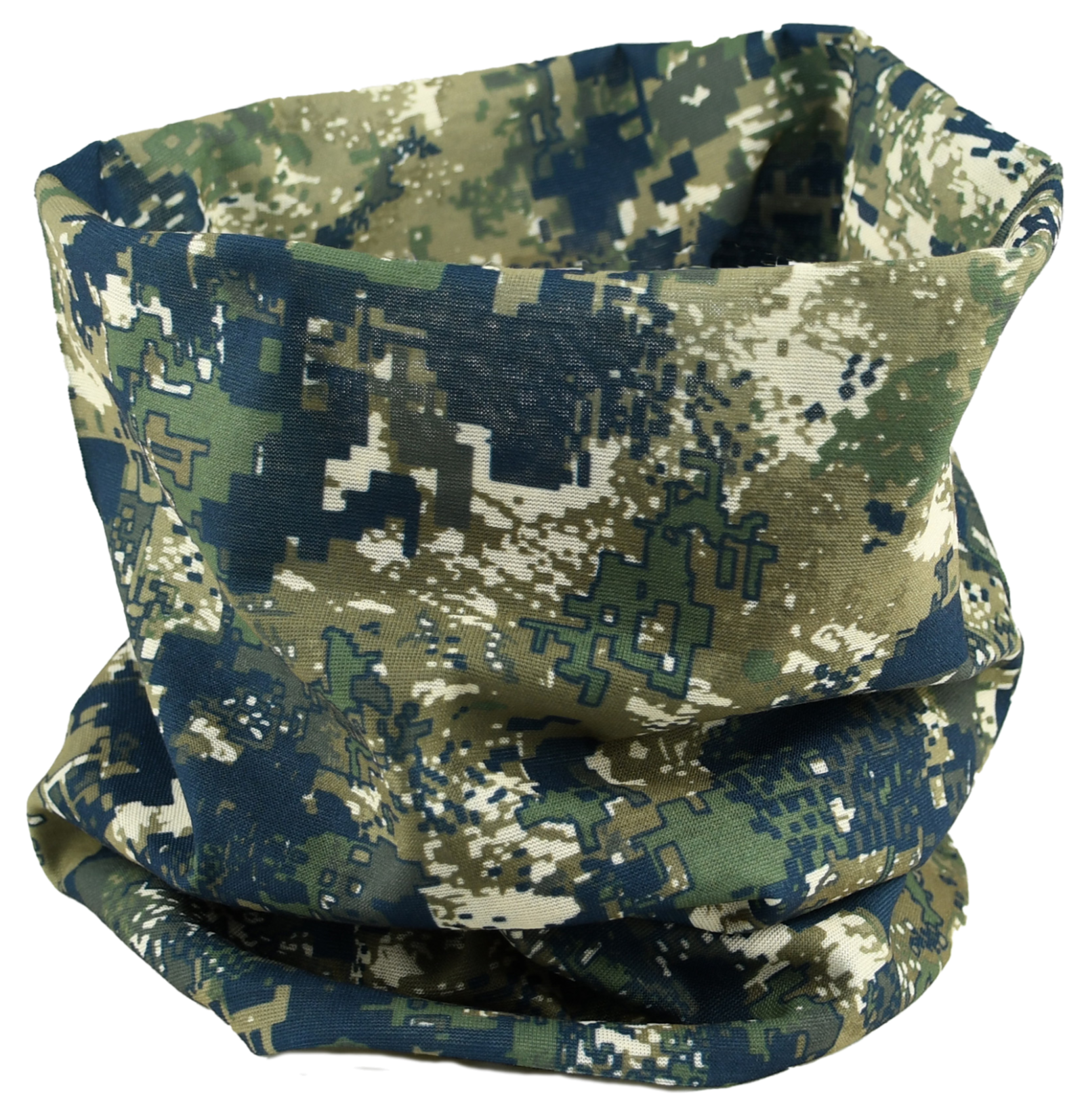 Multifunctional scarf, camo orange, one size fits all