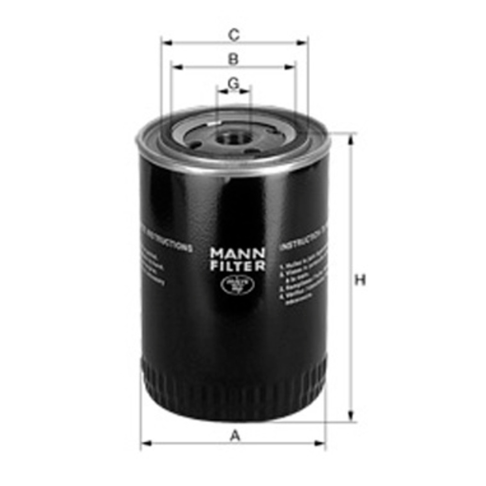 Ölfilter-Patrone W940/10-FA44050