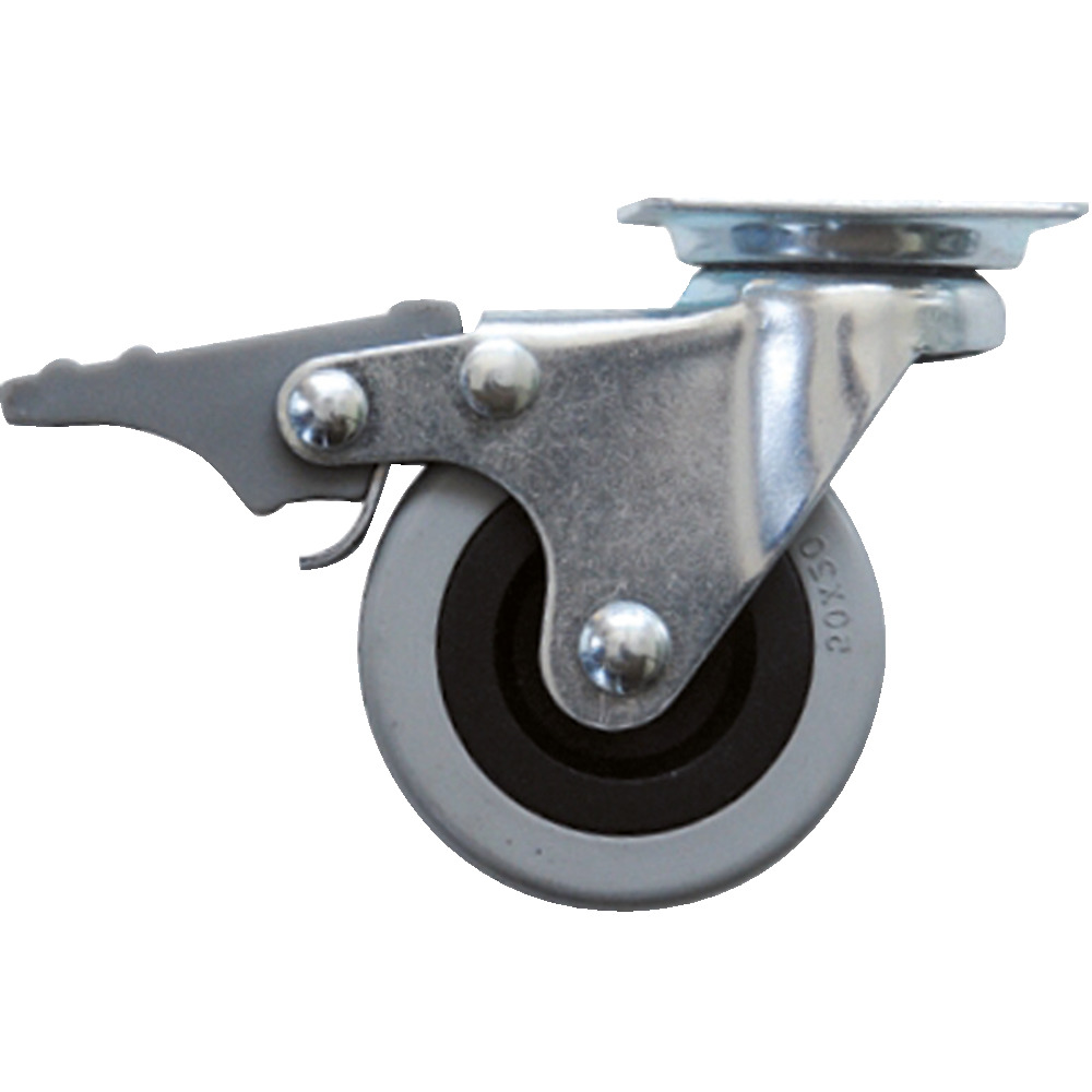 Swivel castor lockable