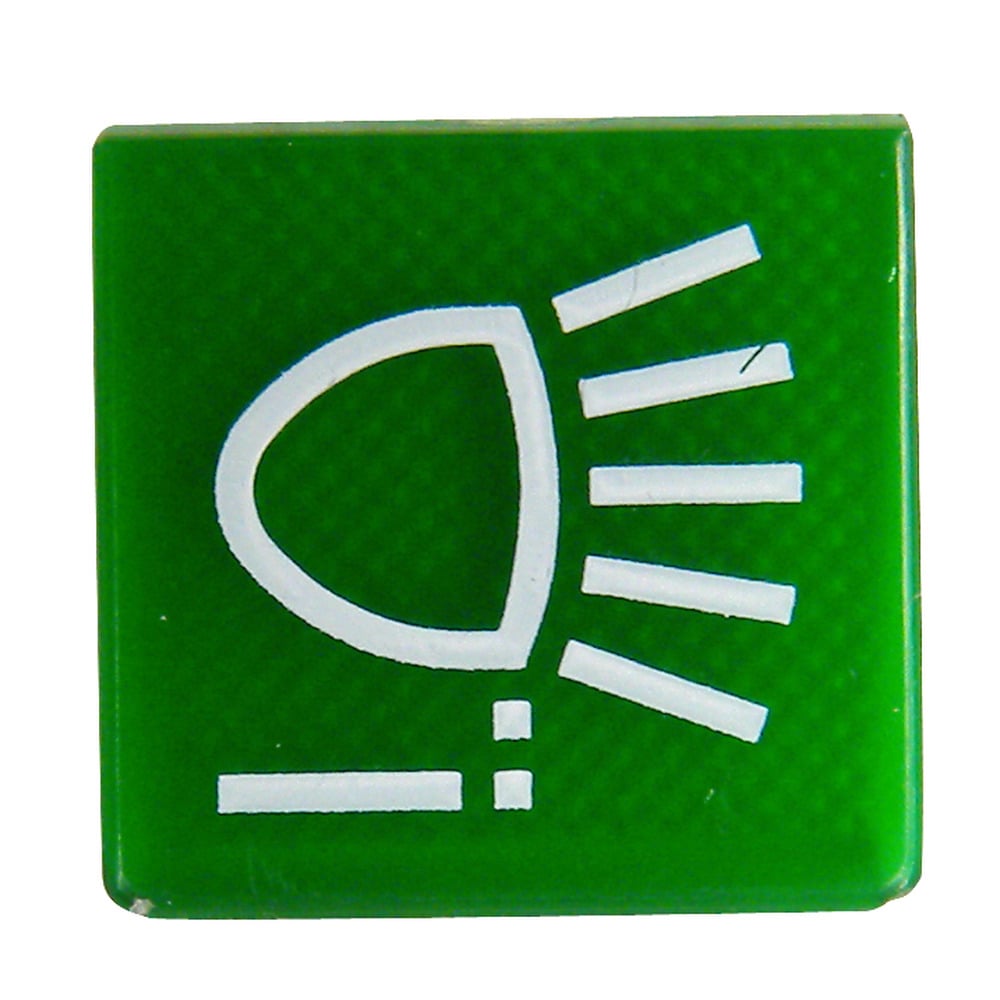 Symbole du feu de travail arrière