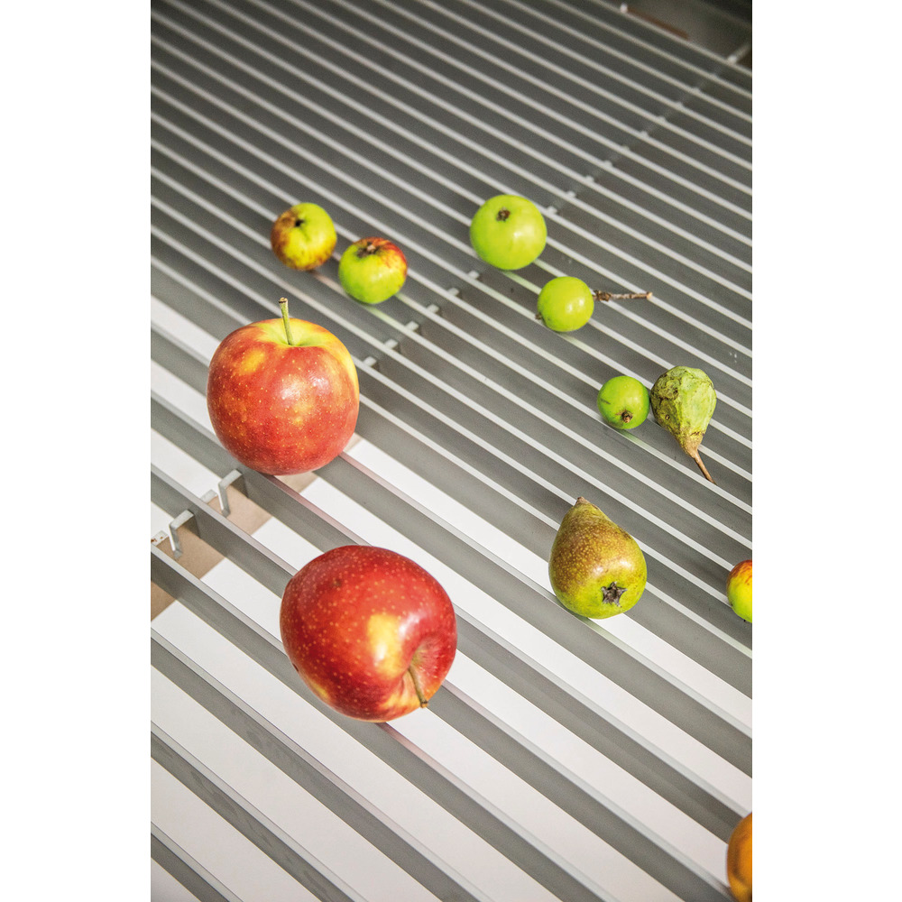 Strebenset Aluminium zu Sortiertisch