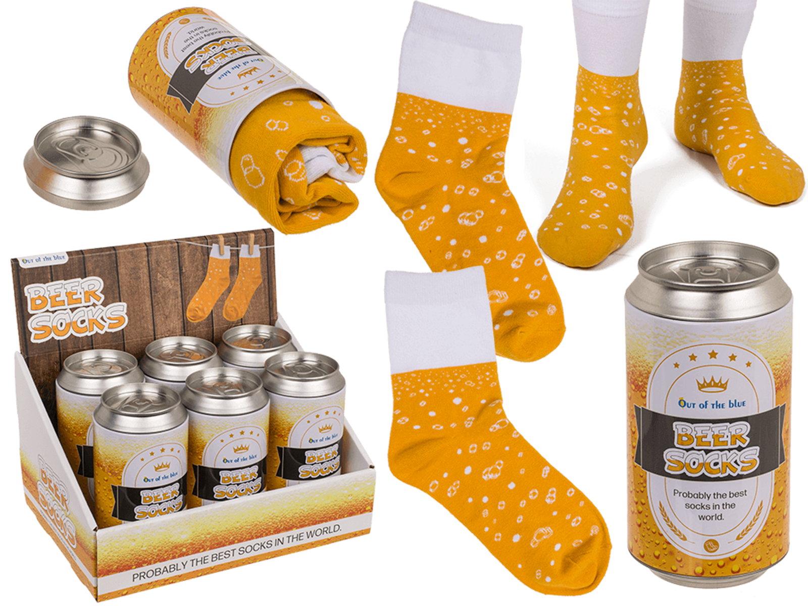 Chaussettes Bière en Canette – Taille unique