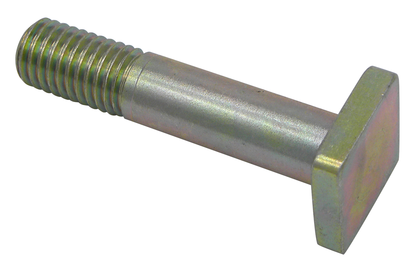 Square screw for swath plate