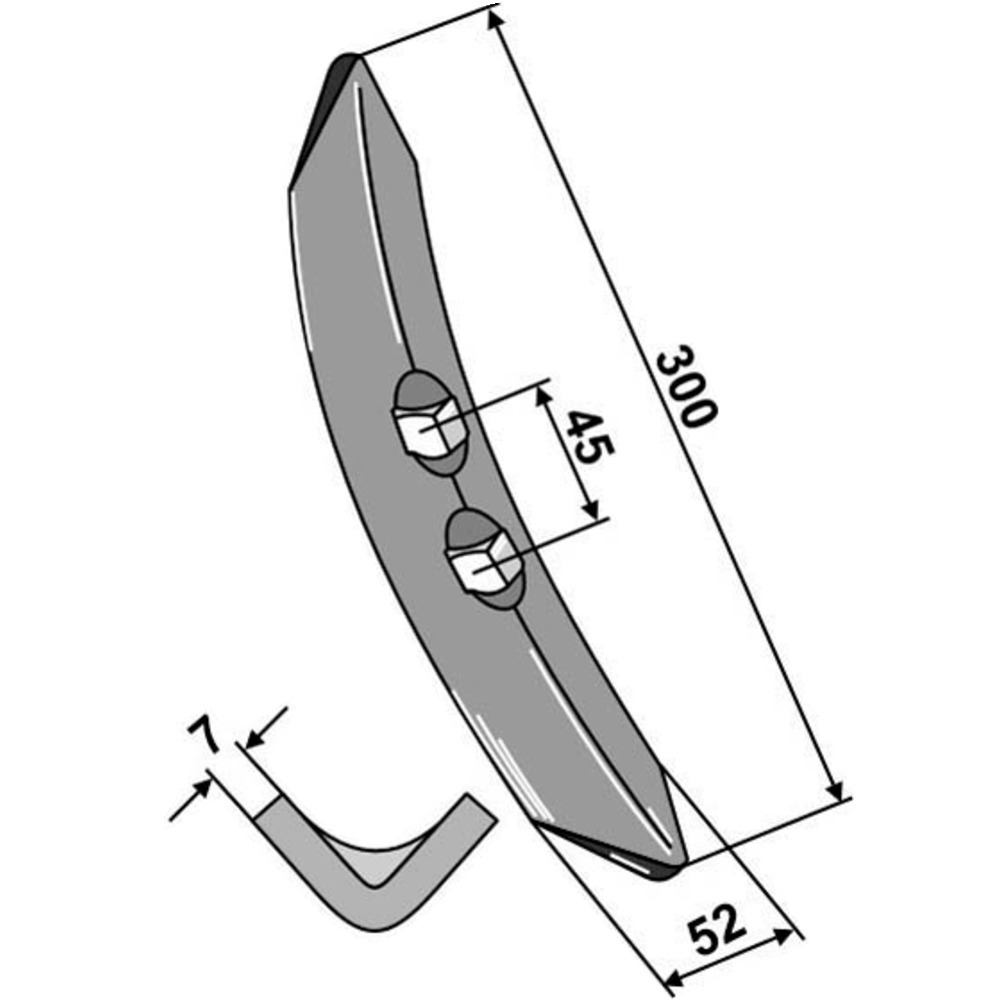 Schar 52x7x300