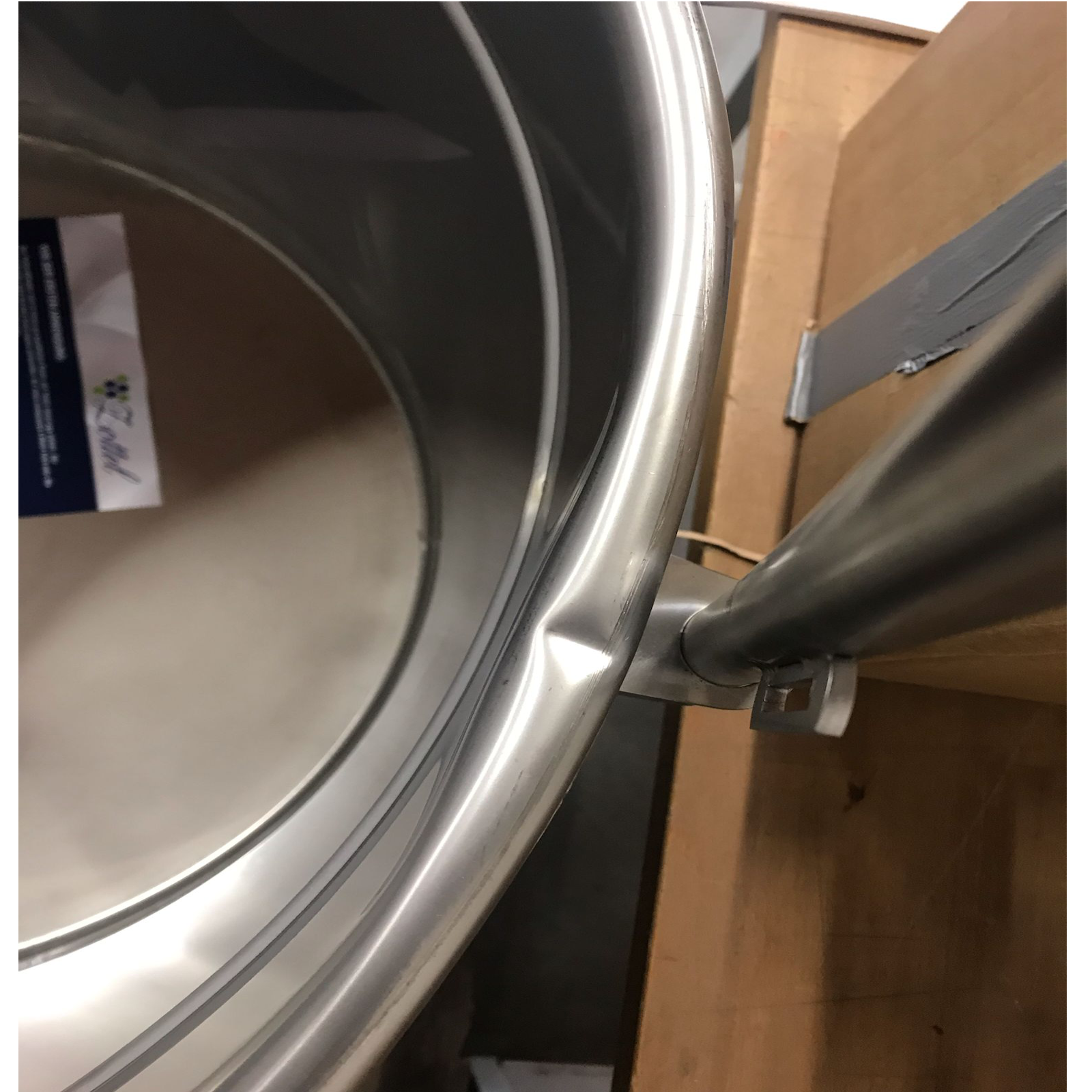 Futterdämpfer 120 L Edelstahl - B Ware