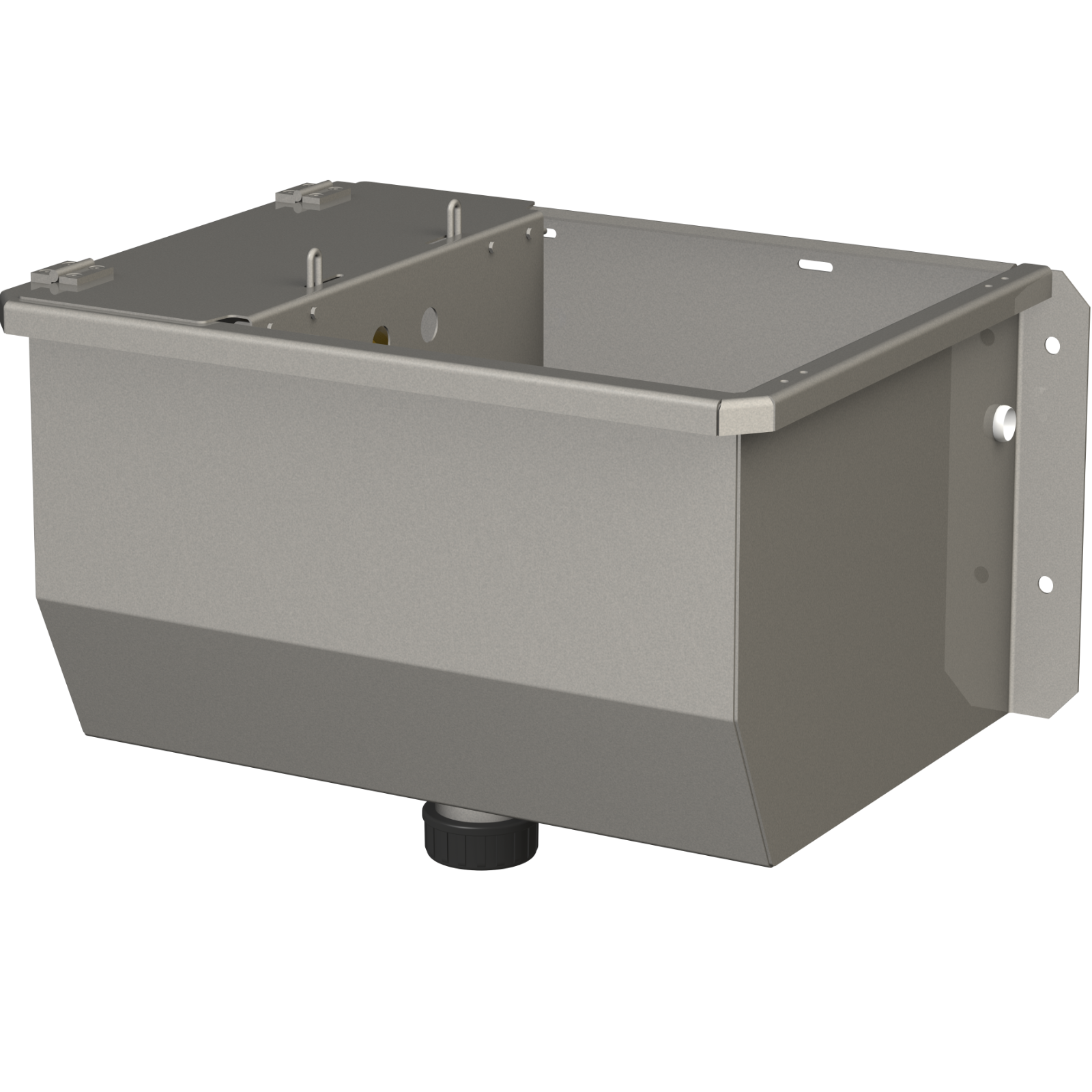 Abreuvoir à auge en acier inoxydable 35 litres