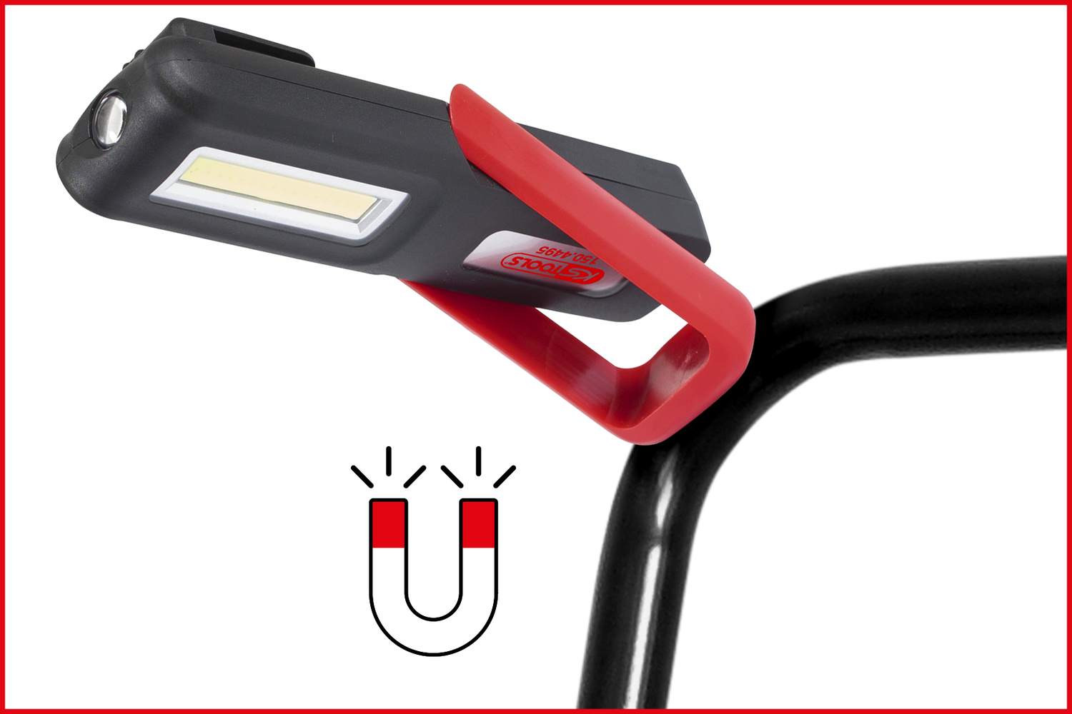 Werkstatt Handlampe mobil 3 W COB LED knickbar