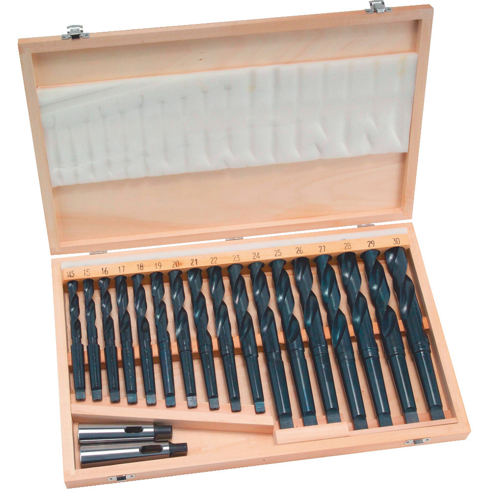 Set di punte elicoidali MK2/3 Set da 17 pezzi.