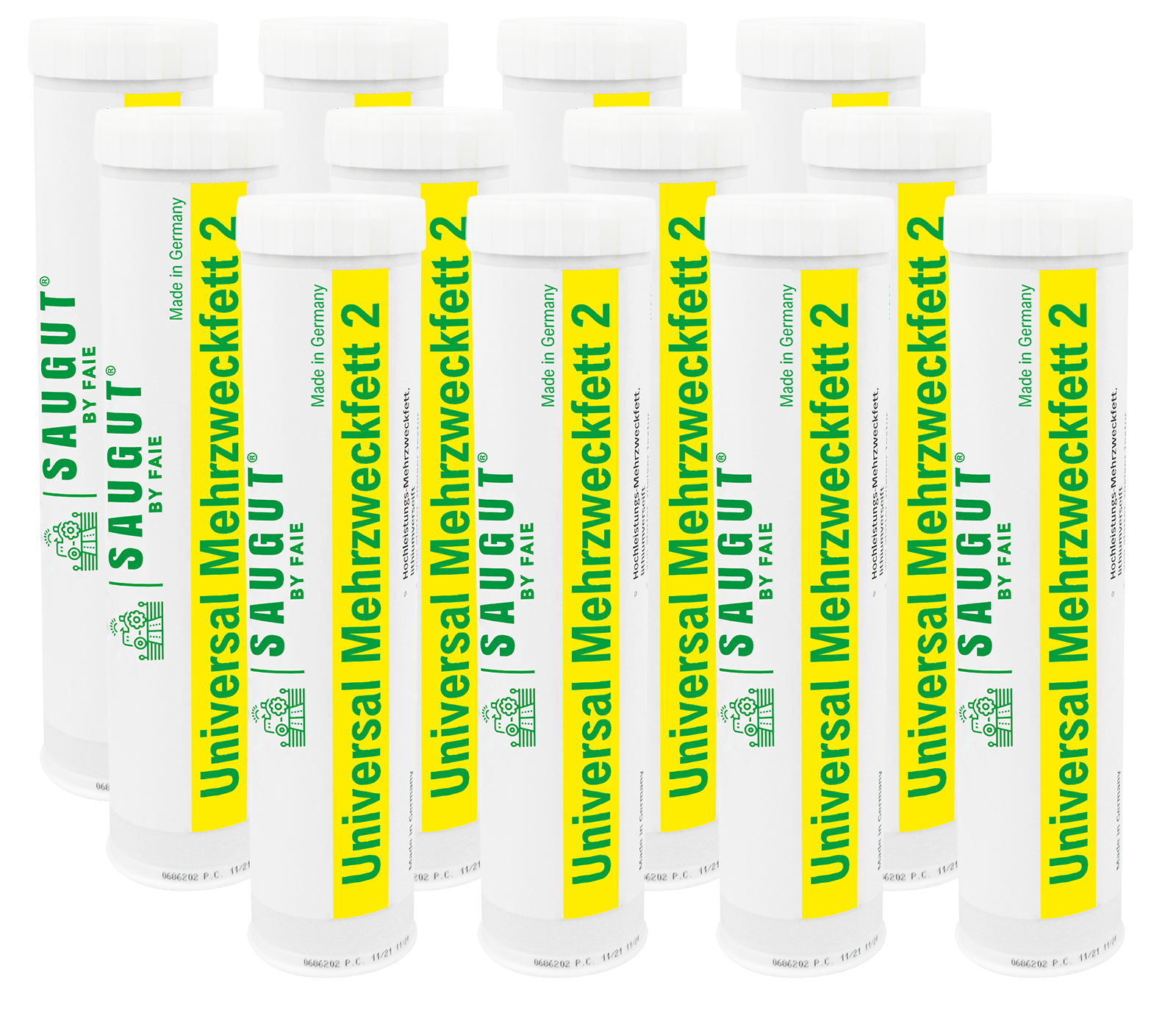 Graisse multi-usages hautes performances, lot de 12