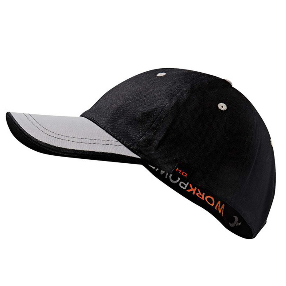 Baseballkappe schwarz/grau