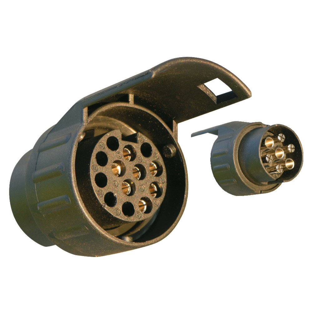 Adapter PVC, 12 V, 7-13 polig