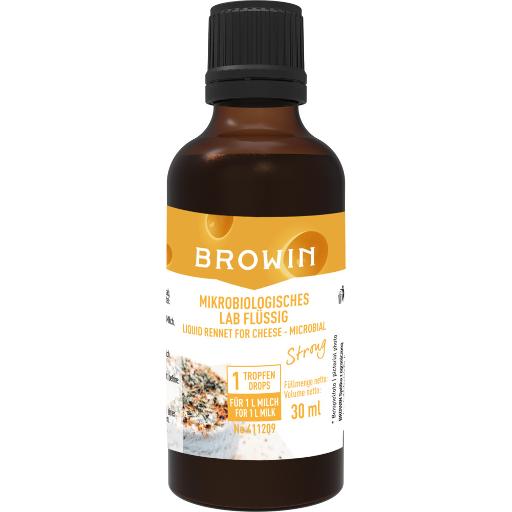 Käselab stark, vegetarisch, flüssig 30 ml