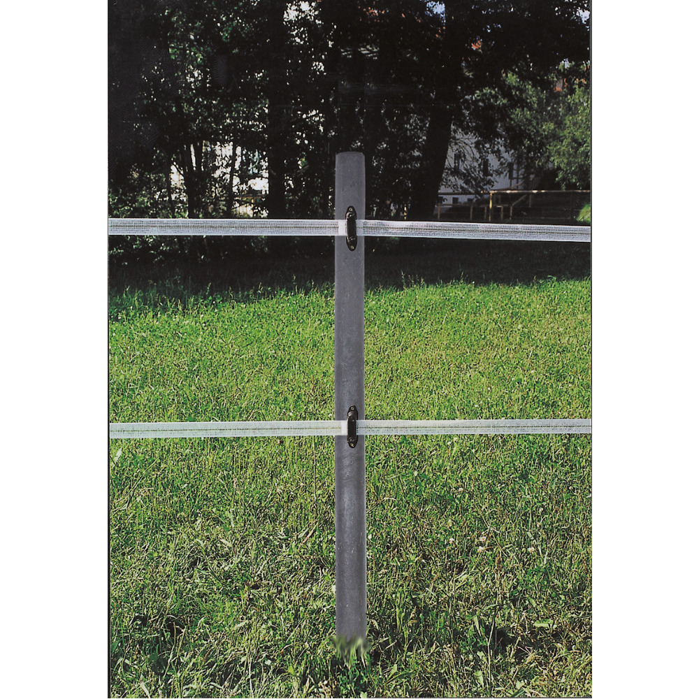 Recyclingpfahl grau 200 cm / Ø 7,5 cm