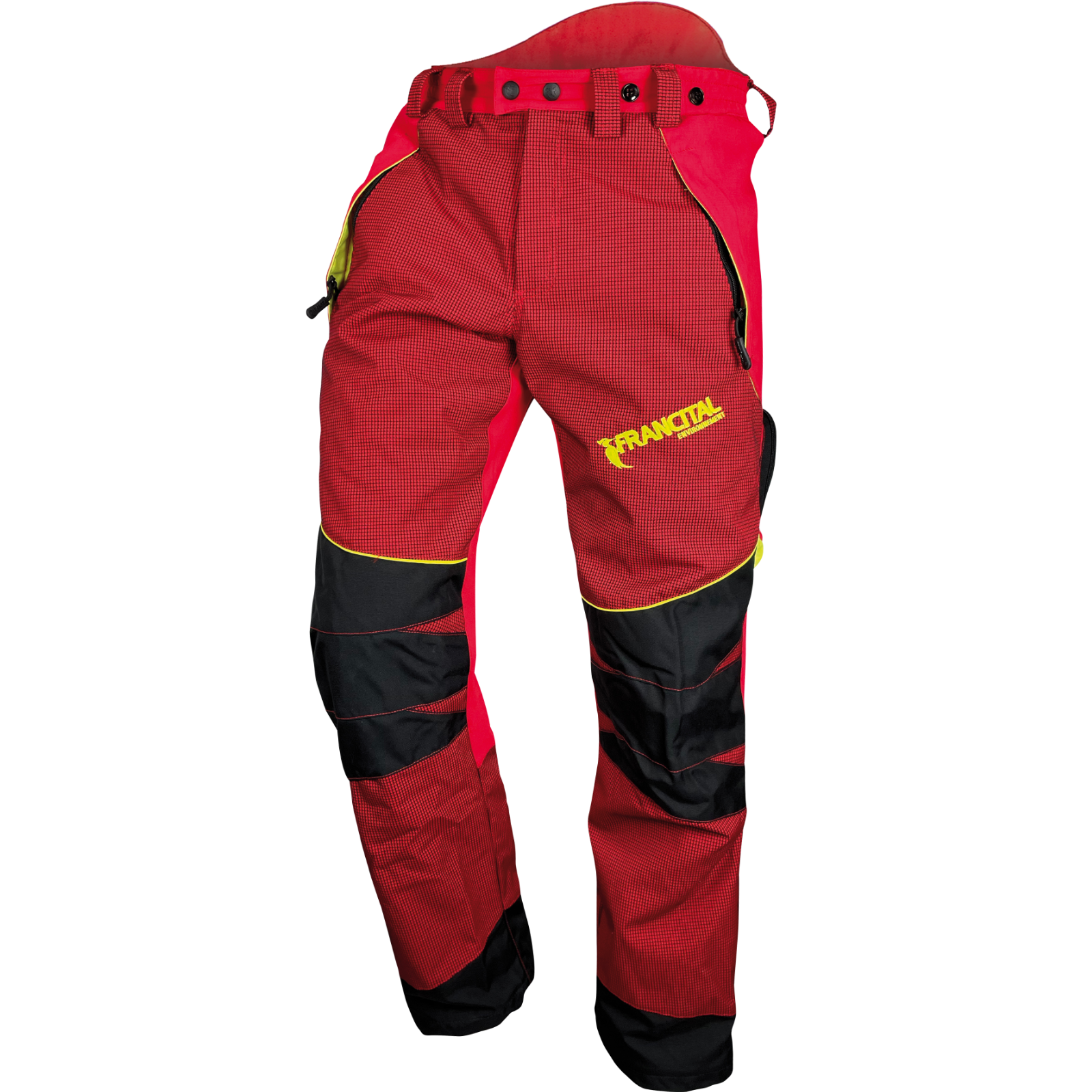 Schnittschutzhose PLATIN Pro rot Bundhose