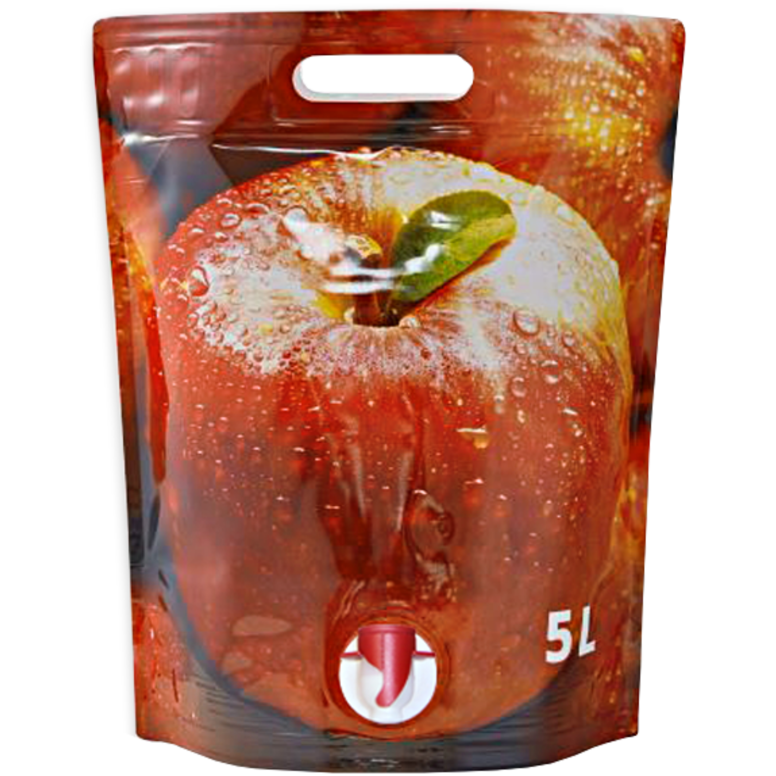 Standbodenbeutel Apfel