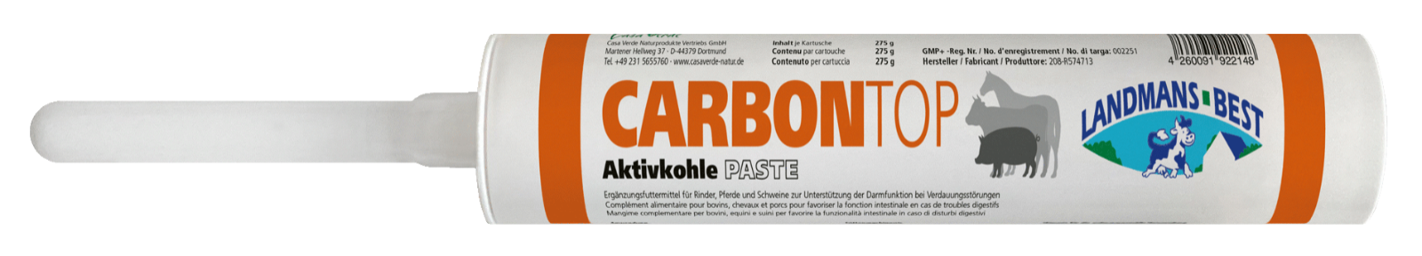 CARBONTOP – Aktivkohle Paste 275 g