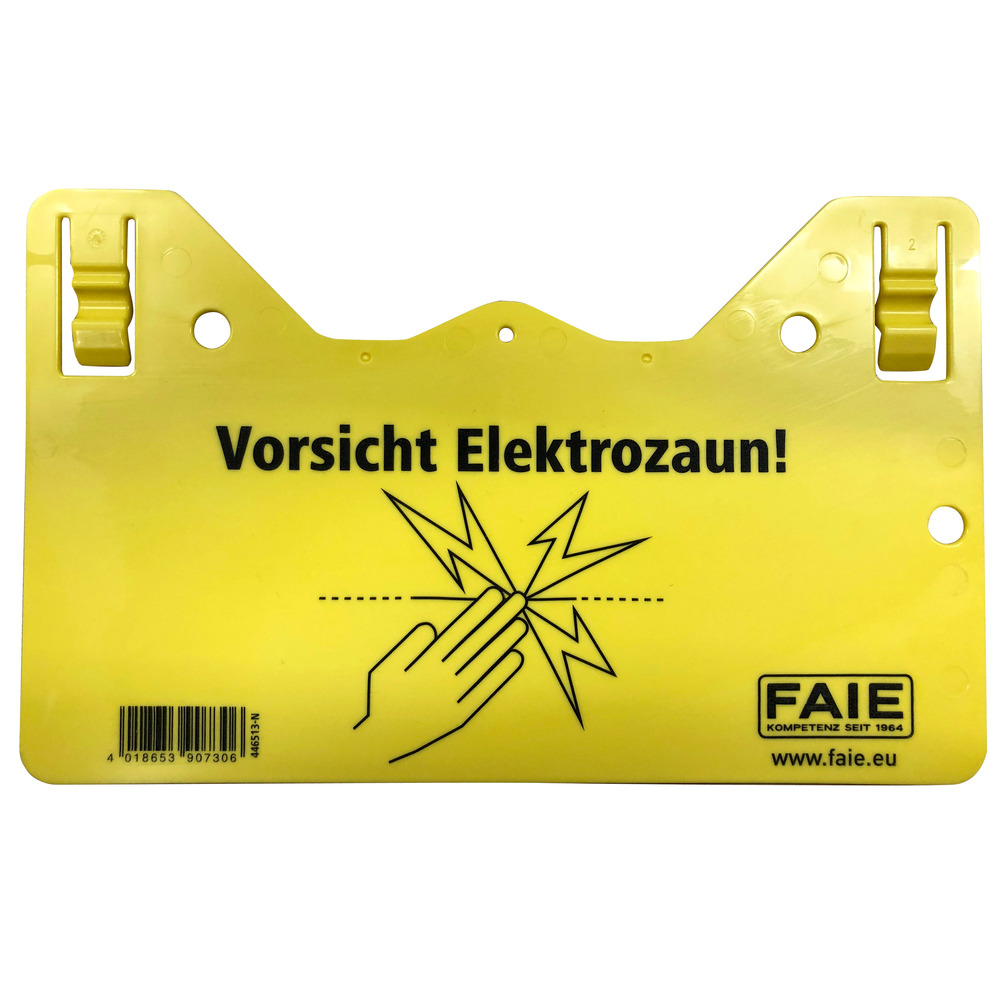 Warnschild FAIE Elektrozaun