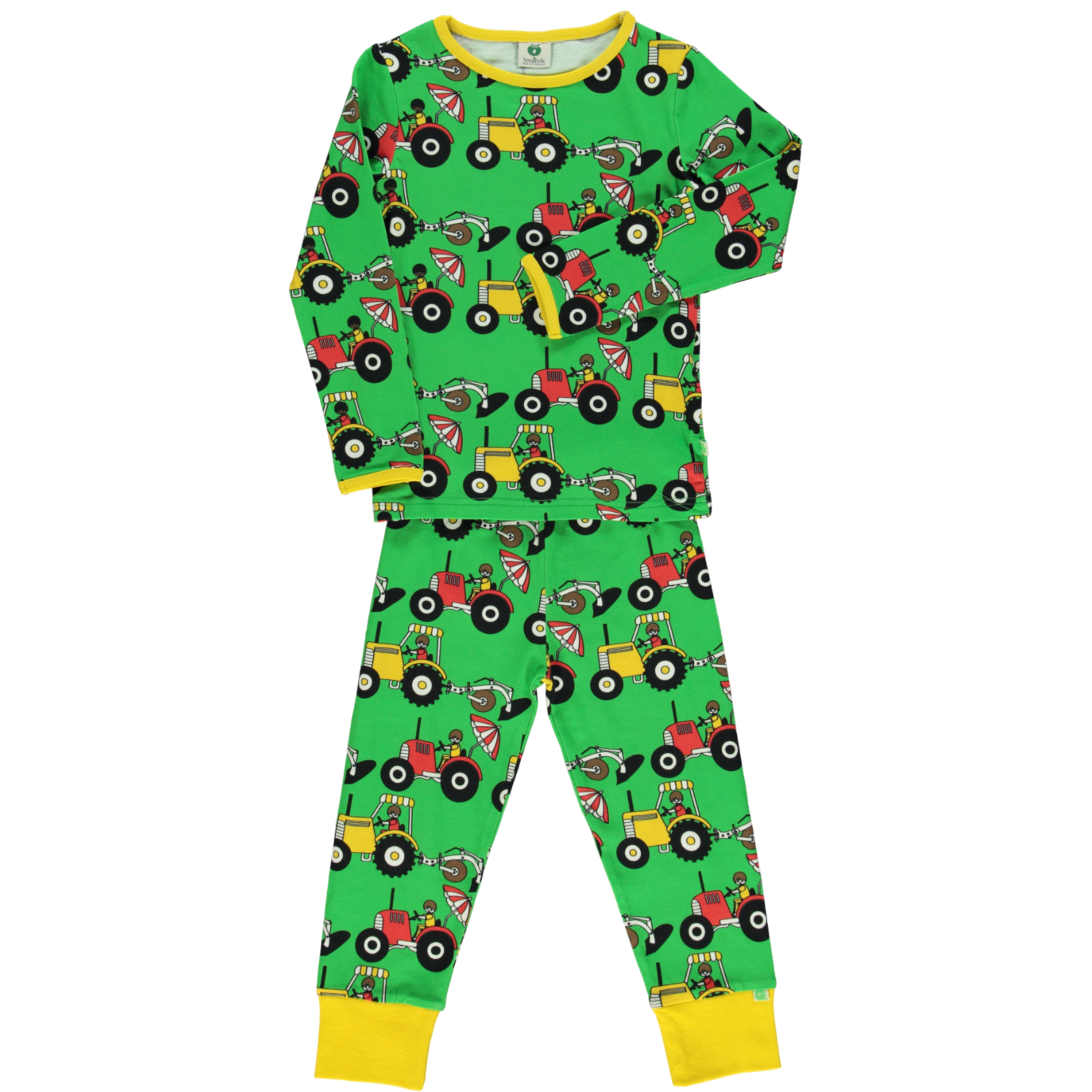 Pyjama Traktor grün