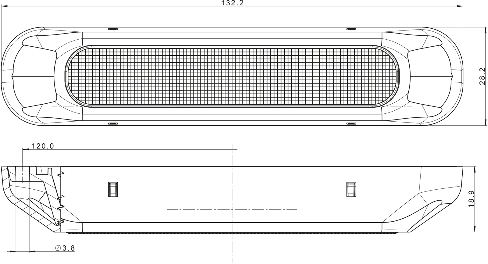 LED-Heckleuchte SBBL 12/24V