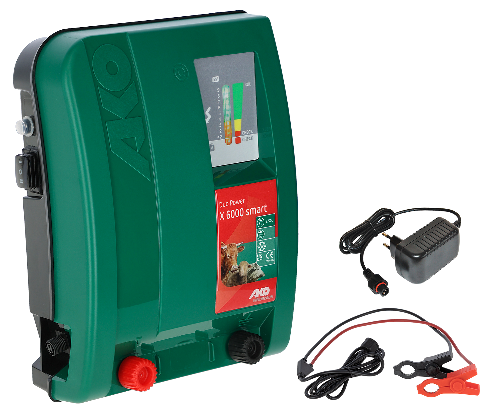 Weidezaungerät DuoPower X6000 Smart - 230/12V