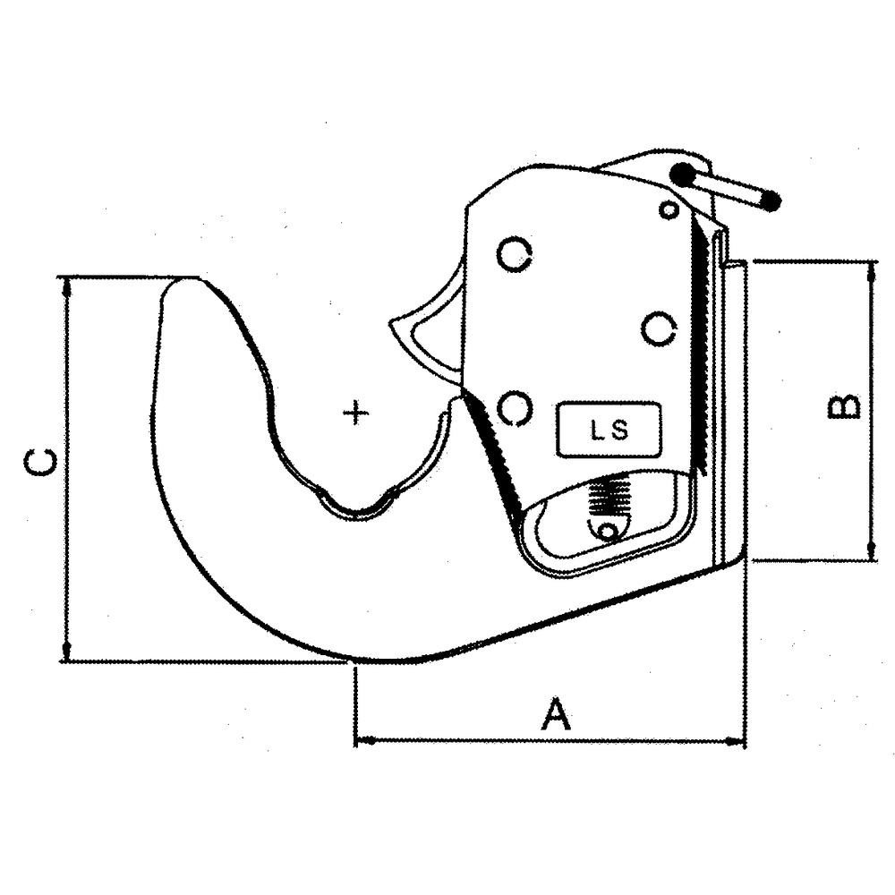 Unterlenkerfanghakensatz Cat.2 LS-M2