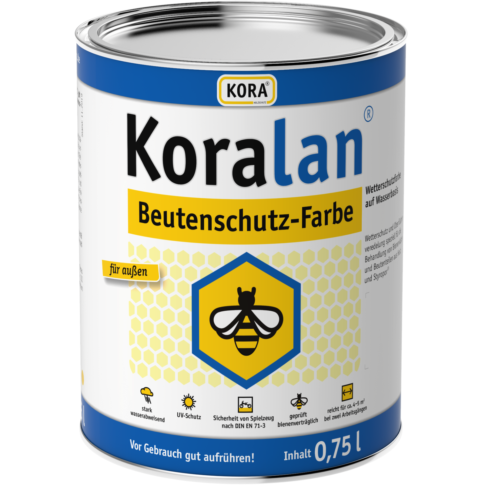 Koralan Beutenschutz-Farbe 750ml