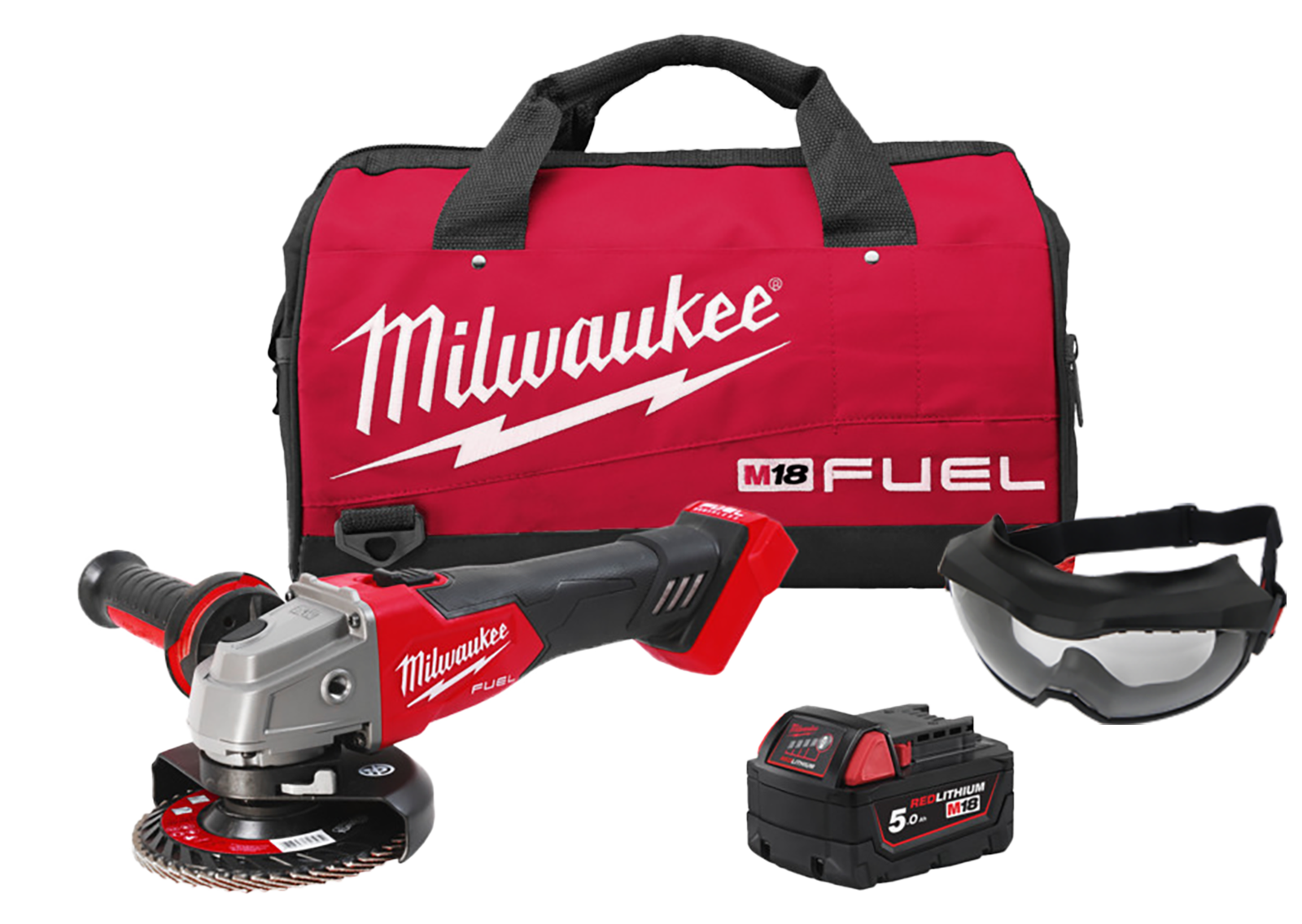 Akku-Winkelscheifer M18  FSAG125X-501B - Aktion