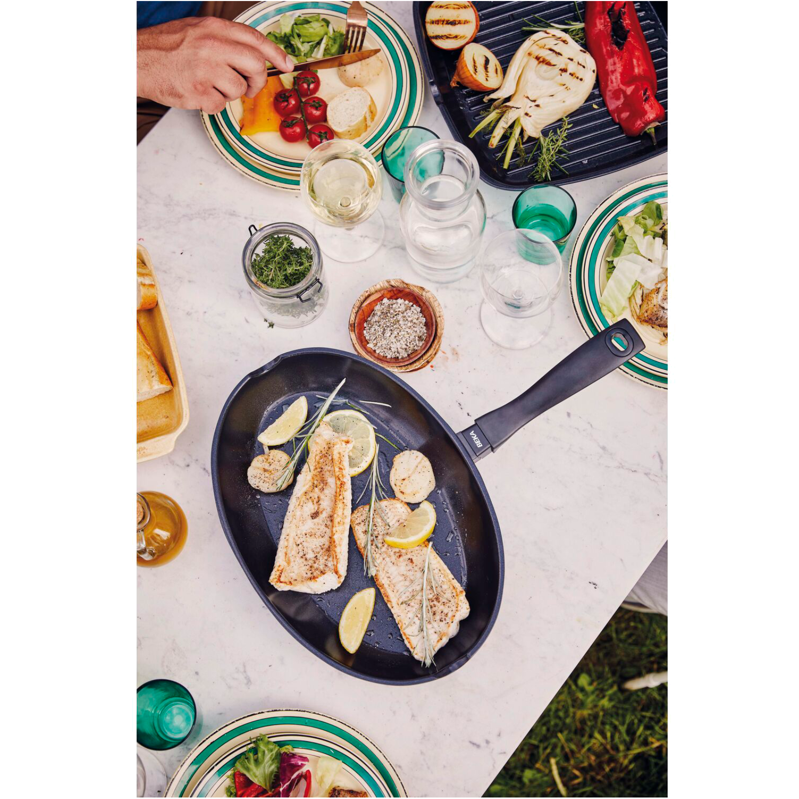 Fischpfanne mit Induktion