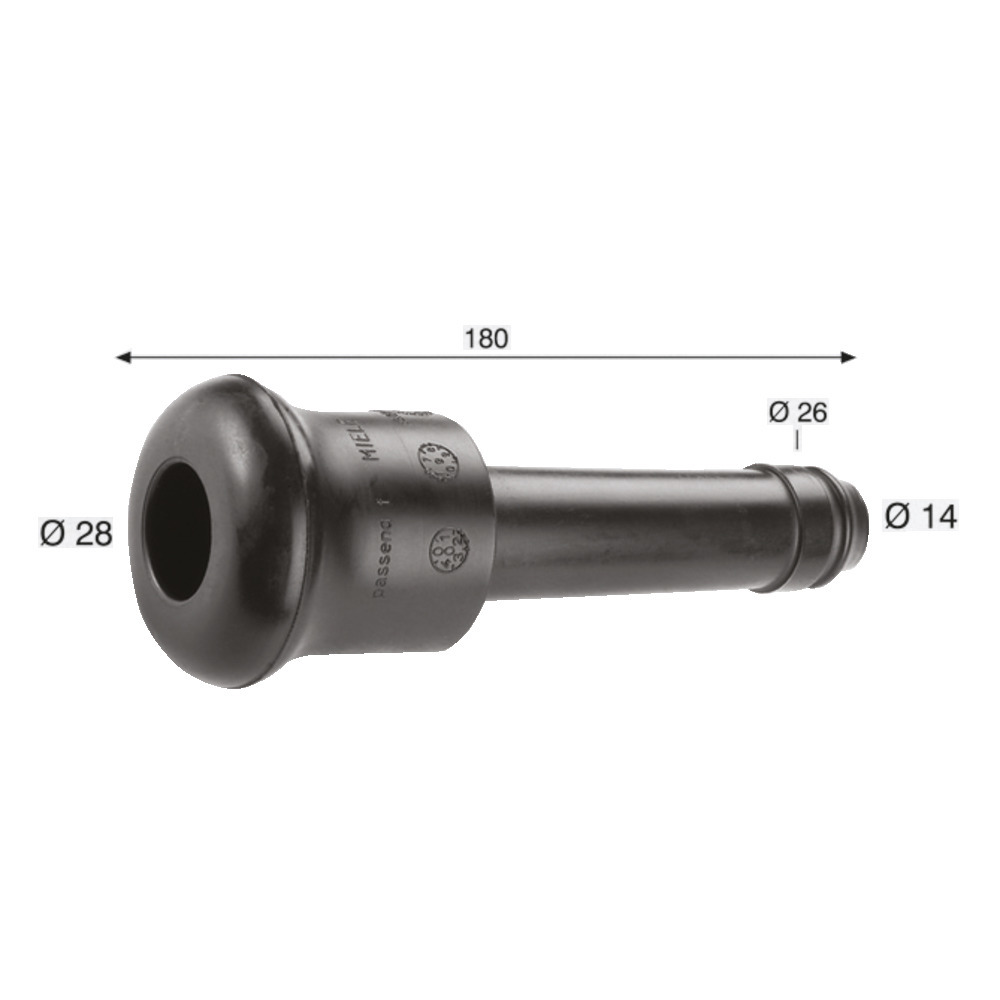 Zitzengummi HL28 passend Miele 7720.0071.543