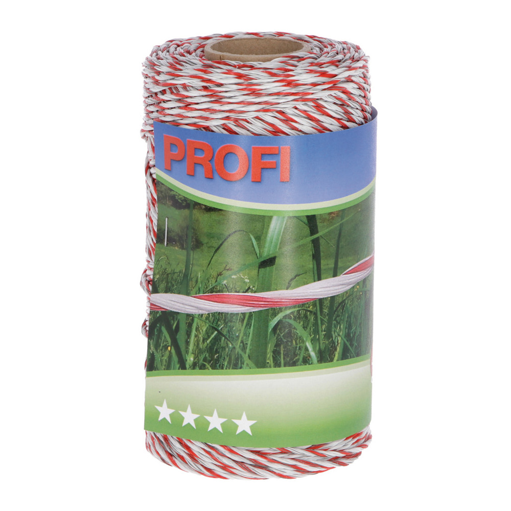 Litze Profi weiß/rot, 2 mm / 200 m