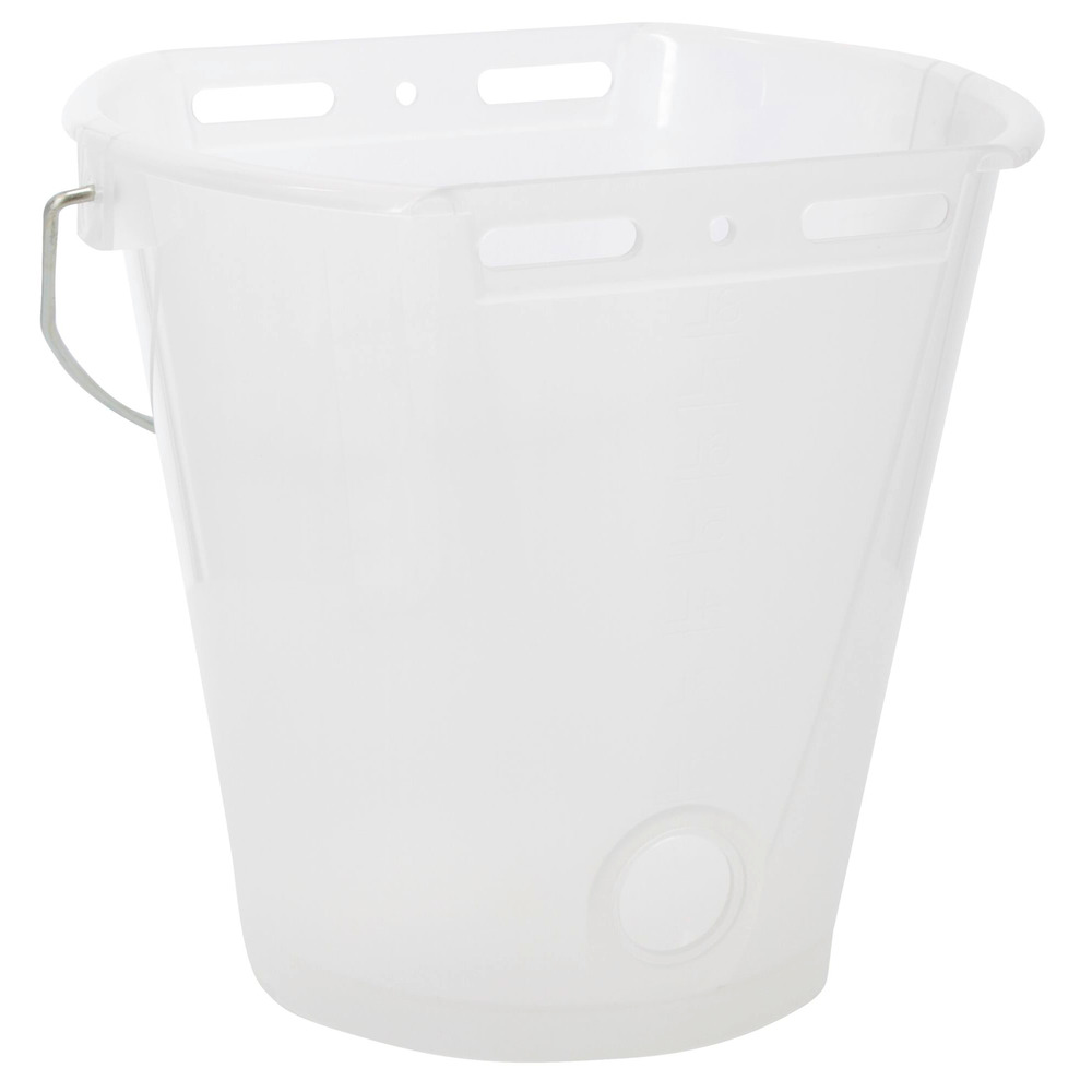 Tränkeeimer transparent weiß