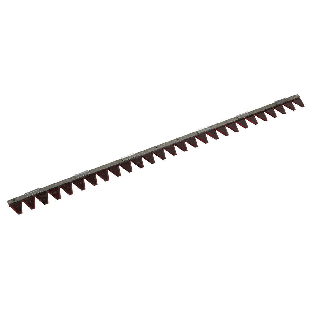 Mähmesser 135cm, 27 Klingen 59015, mit 4 Führungsleisten und glatter Aufnahme, 2 Gewindelöcher M8, passend zu Aebi, BCS, Reform