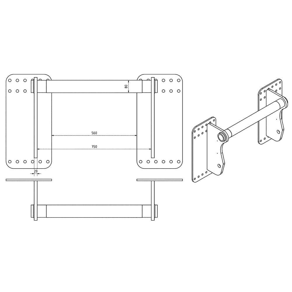 Console Manitou �80mm