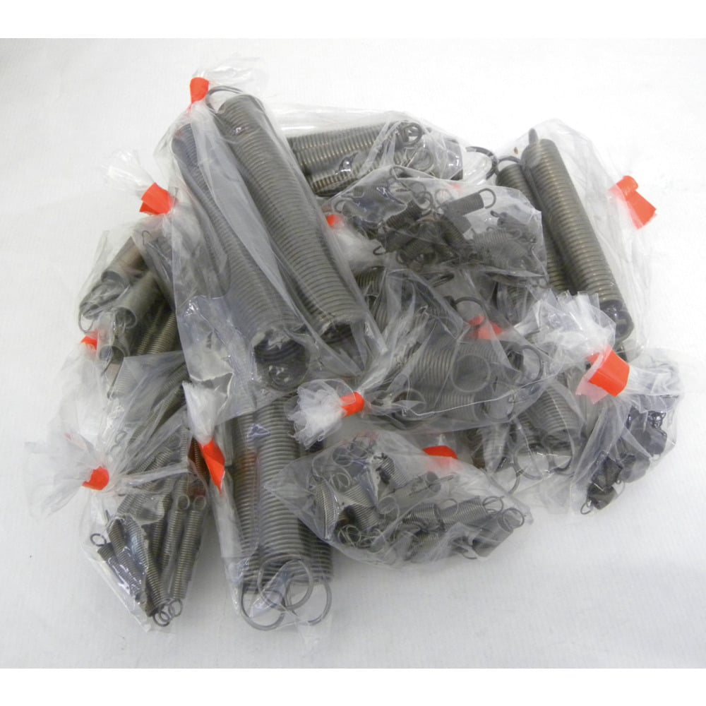 Tension spring range