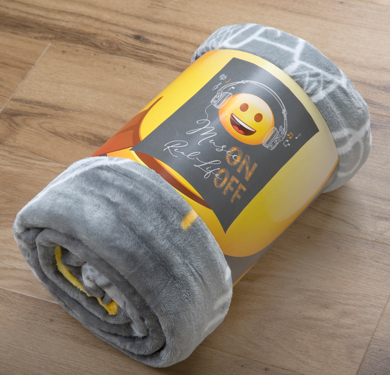 Kuscheldecke Smiley Musik