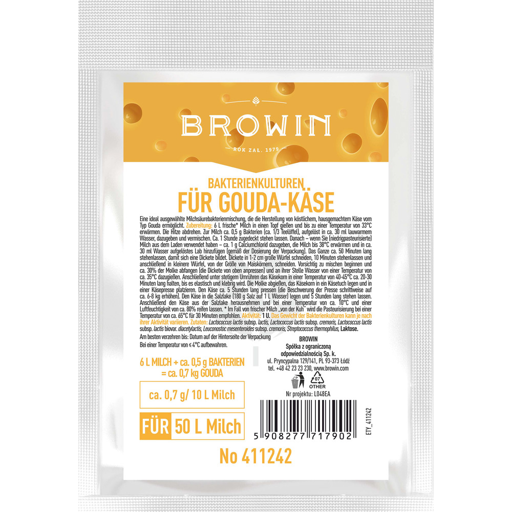 Käsekultur Gouda 3,5 g