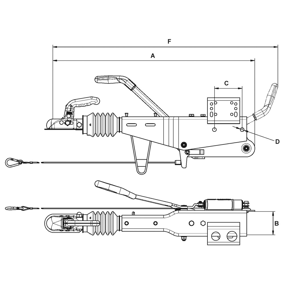 Auflaufbremse KNOTT KRV13-E