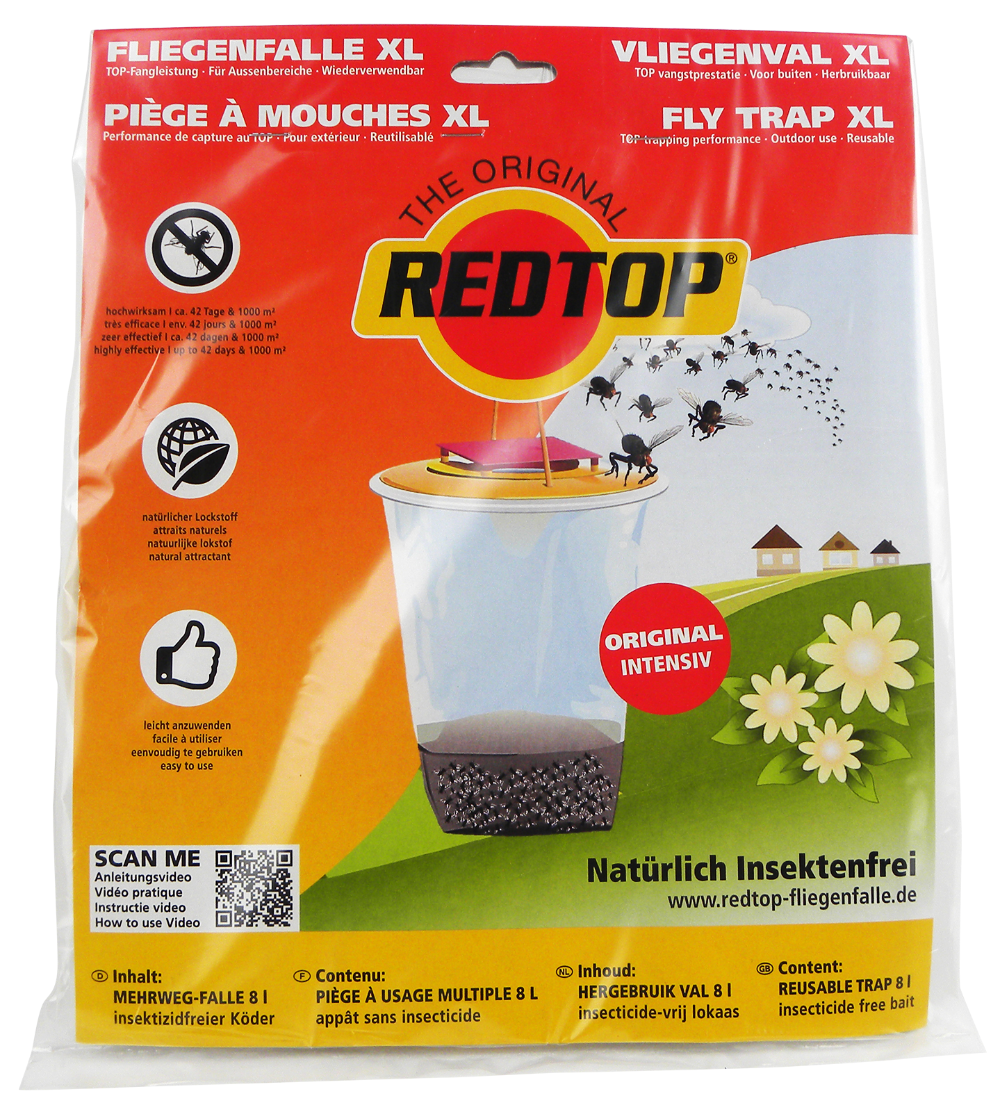 Redtop® Fliegenfalle XL