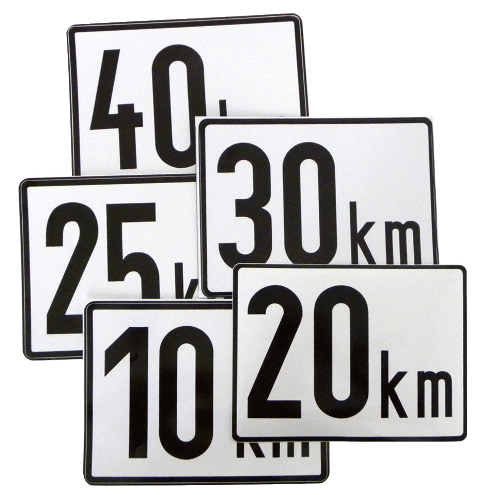Geschwindigkeitstafel Klebefolie, 200x150 mm-FA732