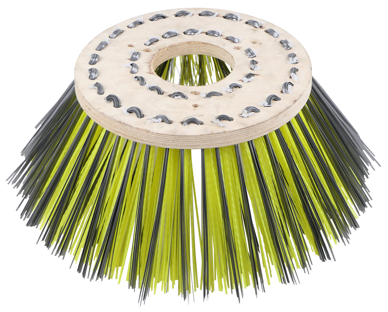 Balais à disques pour balayeuses à charges mixtes