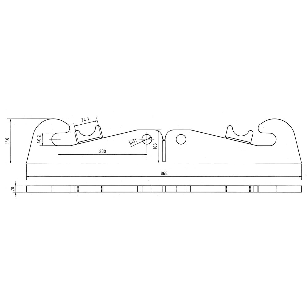 Koppelhaken Schäffer Radlader Öse 31 mm