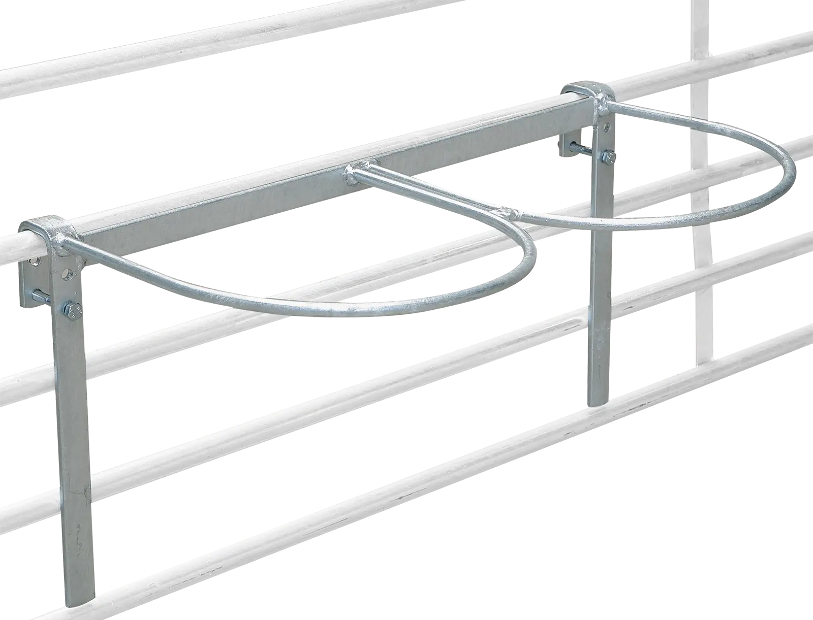 Double bucket holder for panels + trays