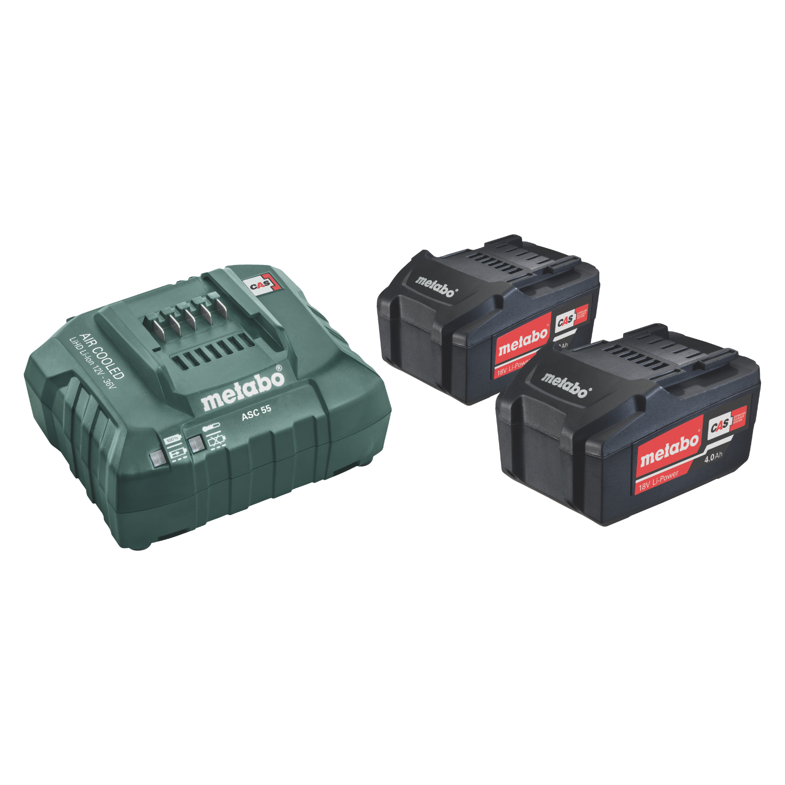 Battery base set 18V 2x4.0Ah