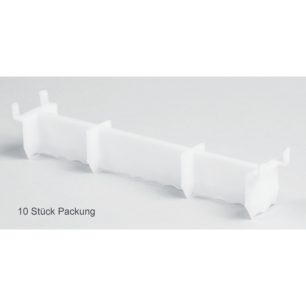 Wood clip EcoLine white 10 pieces