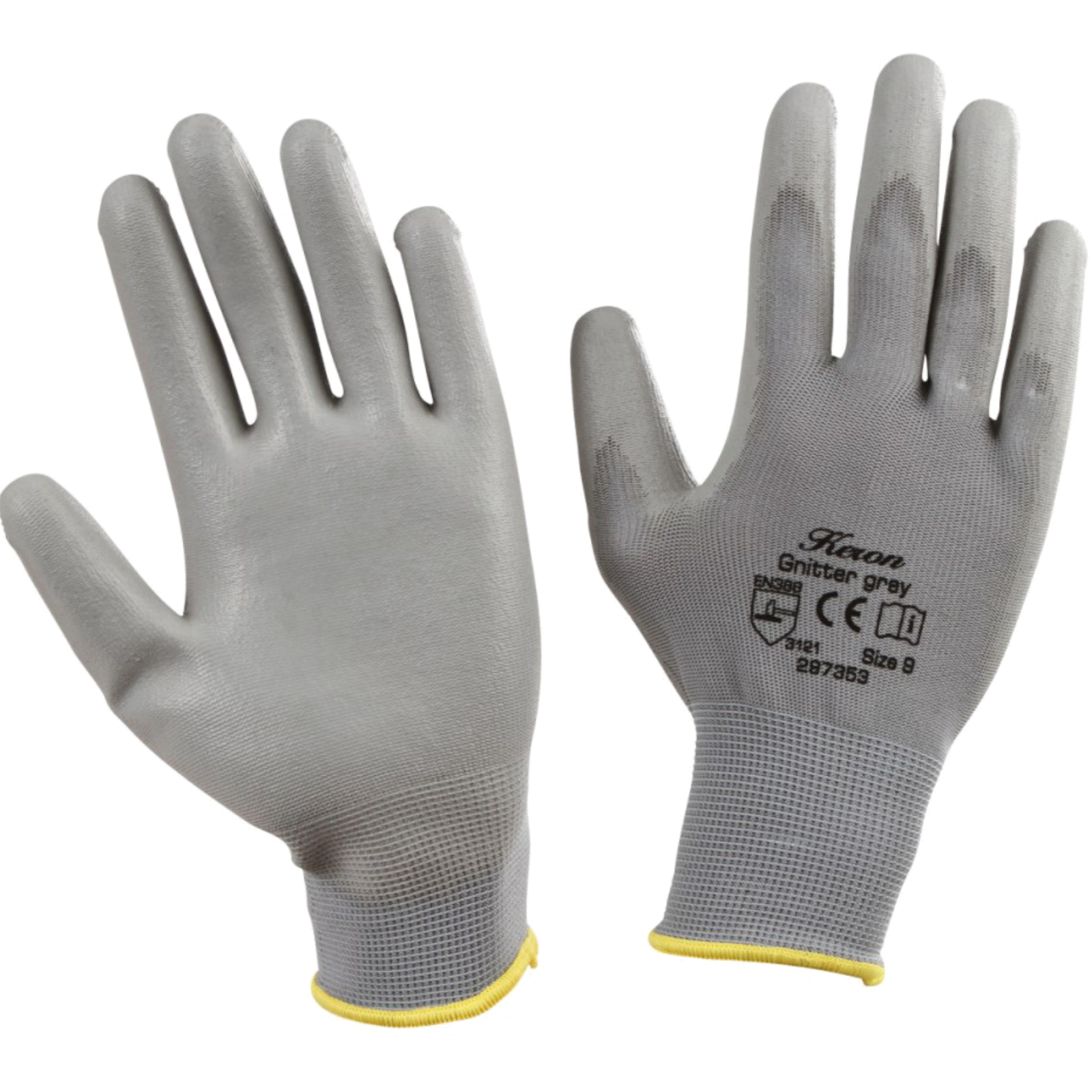  Arbeitshandschuh Gnitter grau  