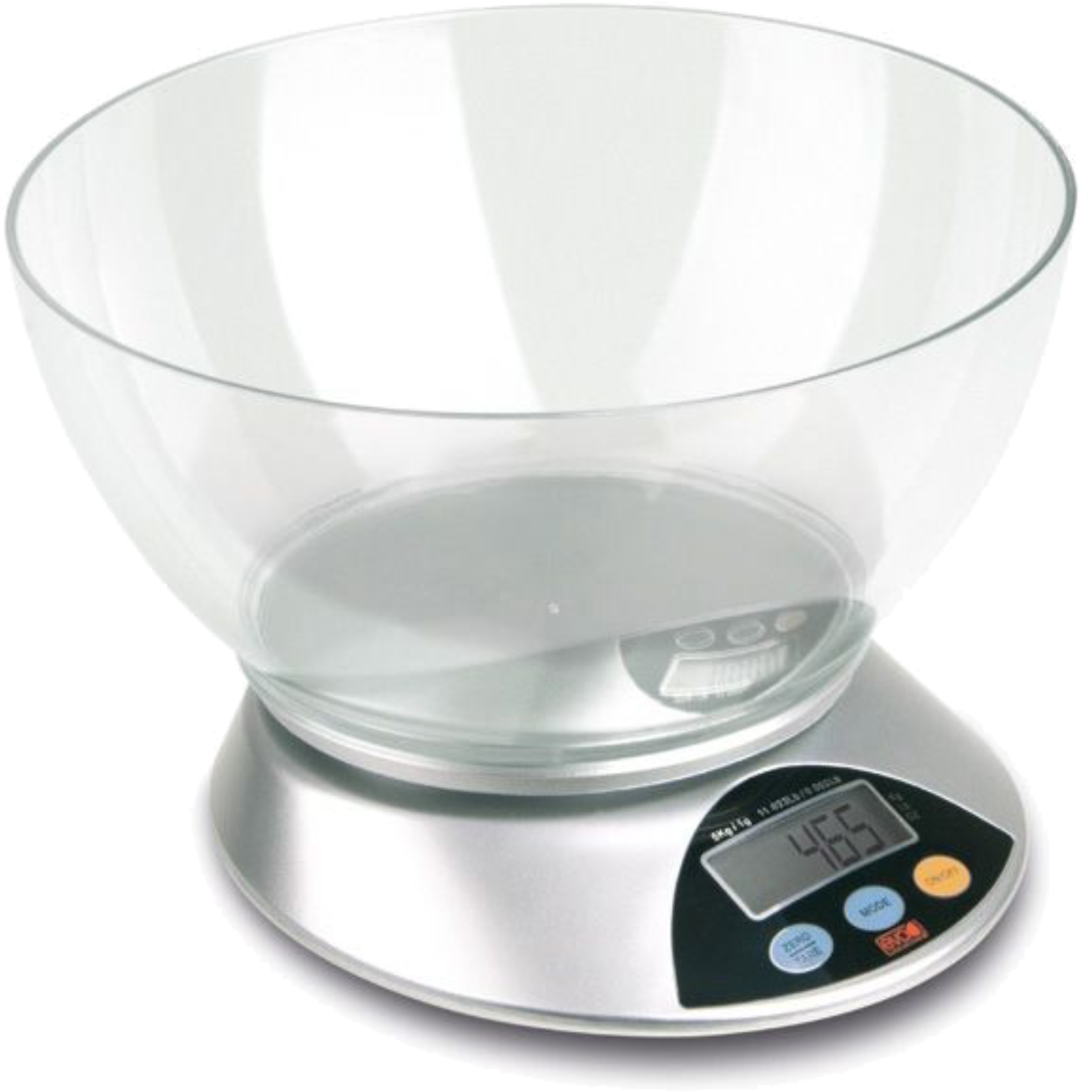 Balance de cuisine numérique en argent jusqu'à 5 kg