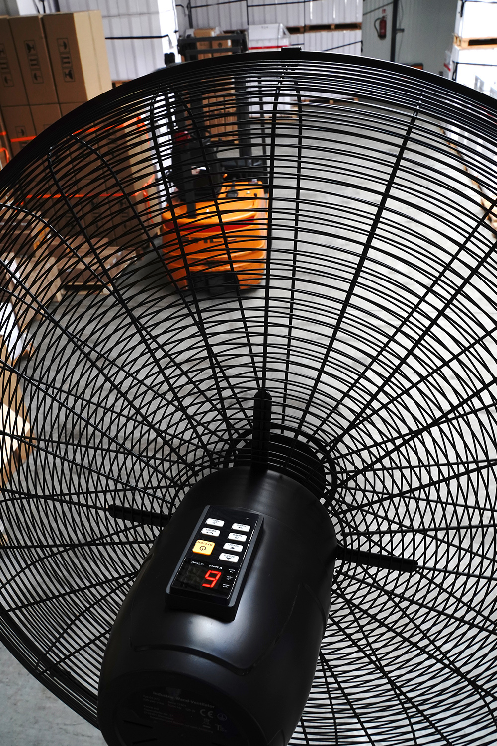 Korbventilator 80 cm 230 V mit Fernbedienung
