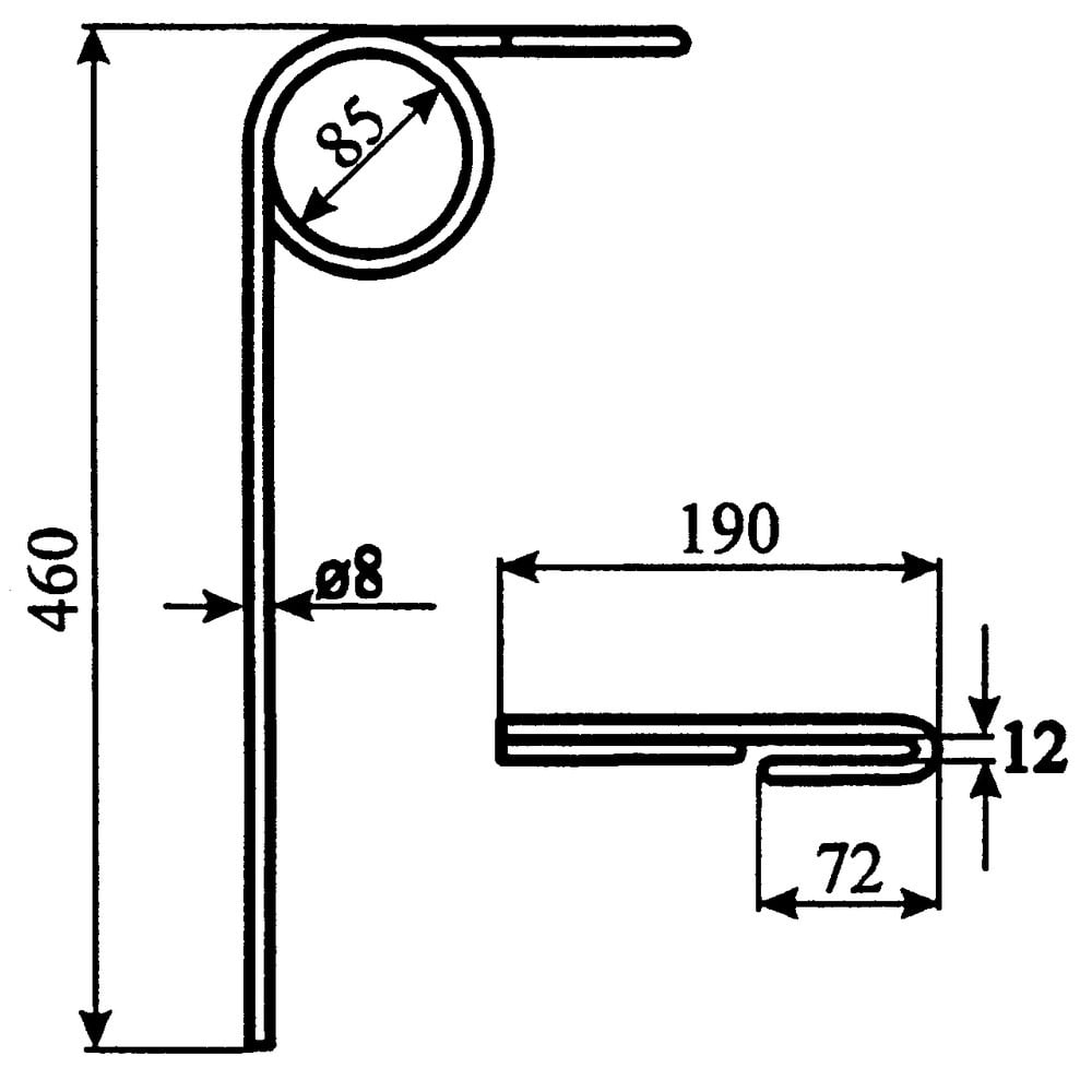 Striegelzinke Sämaschine